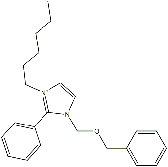  3-Hexyl-2-phenyl-1-[(benzyloxy)methyl]-1H-imidazol-3-ium