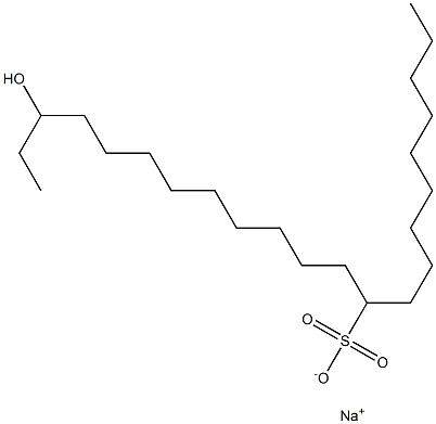 20-Hydroxydocosane-10-sulfonic acid sodium salt