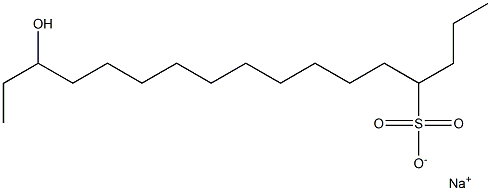 15-Hydroxyheptadecane-4-sulfonic acid sodium salt