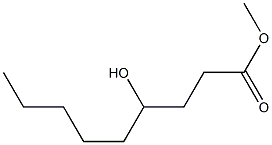 4-Hydroxynonanoic acid methyl ester Structure