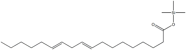 (9E,12E)-9,12-Octadecadienoic acid trimethylsilyl ester Struktur