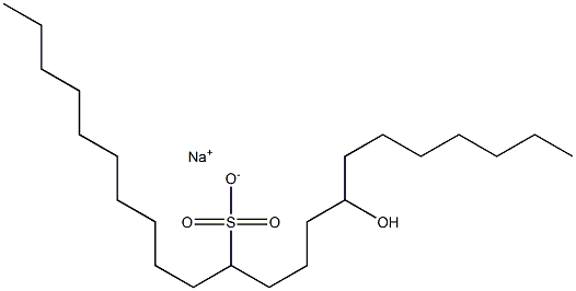 15-Hydroxydocosane-11-sulfonic acid sodium salt