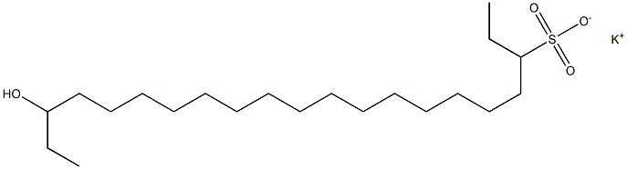 19-Hydroxyhenicosane-3-sulfonic acid potassium salt