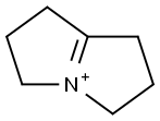 1,2,3,5,6,7-Hexahydropyrrolizinium 结构式
