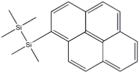 1-(Pentamethyldisilanyl)pyrene Structure