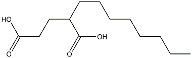 2-Octylpentanedioic acid Structure