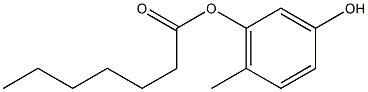 Heptanoic acid 3-hydroxy-6-methylphenyl ester|