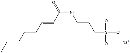 3-(2-Octenoylamino)-1-propanesulfonic acid sodium salt
