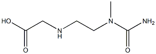 [2-(カルバモイルメチルアミノ)エチルアミノ]酢酸 化学構造式