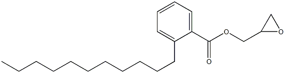 2-ウンデシル安息香酸グリシジル 化学構造式