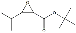 3-Isopropyloxirane-2-carboxylic acid tert-butyl ester Struktur