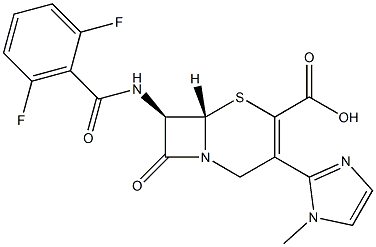 (7R)-7-[(2,6-Difluorobenzoyl)amino]-3-(1-methyl-1H-imidazol-2-yl)cepham-3-ene-4-carboxylic acid