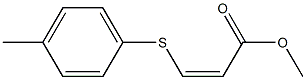 (Z)-3-[(4-Methylphenyl)thio]acrylic acid methyl ester