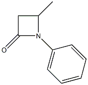 1-Phenyl-4-methylazetidin-2-one Structure