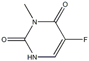 3-Methyl-5-fluorouracil Structure