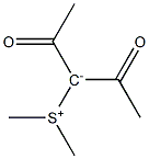 Diacetyl(dimethylsulfonio)methaneide Struktur