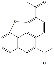 1,7-Diacetylphenanthro[4,5-bcd]thiophene Struktur