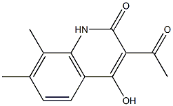 3-Acetyl-4-hydroxy-7,8-dimethyl-2(1H)-quinolone