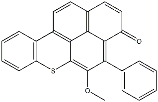 5-Methoxy-4-phenyl-3H-naphtho[2,1,8-mna]thioxanthen-3-one