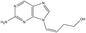 9-[(Z)-4-Hydroxy-1-butenyl]-9H-purin-2-amine