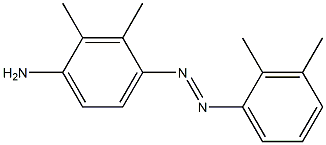 4-[(2,3-ジメチルフェニル)アゾ]-2,3-ジメチルベンゼンアミン 化学構造式