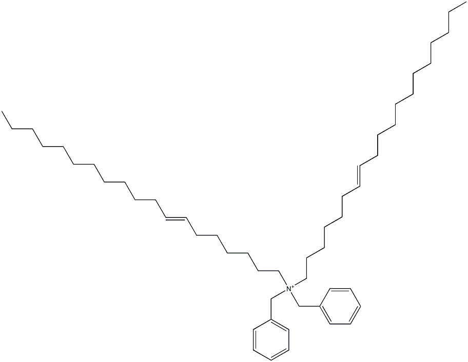 Di(7-nonadecenyl)dibenzylaminium Structure