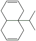 1,4,4a,5,8,8a-Hexahydro-4a-isopropylnaphthalene Struktur