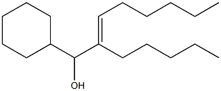 (E)-1-Cyclohexyl-2-pentyl-2-octen-1-ol Struktur