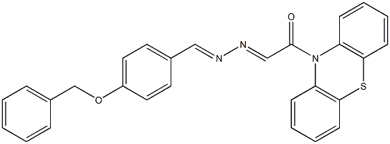 1-(10H-Phenothiazine-10-yl)-2-[2-[4-(benzyloxy)benzylidene]hydrazono]ethanone