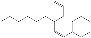 (1Z)-1-Cyclohexyl-3-hexyl-1,5-hexadiene Structure