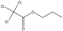 Trichloroacetic acid propyl ester 结构式