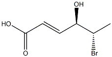 (2E,4R,5S)-5-Bromo-4-hydroxy-2-hexenoic acid