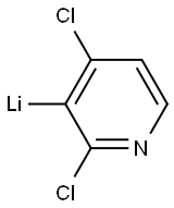 3-Lithio-2,4-dichloropyridine Structure