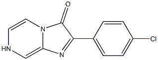 2-(4-Chlorophenyl)-3,7-dihydroimidazo[1,2-a]pyrazine-3-one Structure