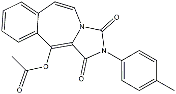 11-Acetyloxy-2-(4-methylphenyl)-1H-imidazo[5,1-b][3]benzazepine-1,3(2H)-dione