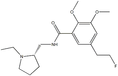 5-(2-Fluoroethyl)-2,3-dimethoxy-N-[[(2S)-1-ethylpyrrolidin-2-yl]methyl]benzamide