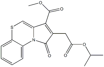 2-[(Isopropoxycarbonyl)methyl]-1-oxo-1H-pyrrolo[2,1-c][1,4]benzothiazine-3-carboxylic acid methyl ester