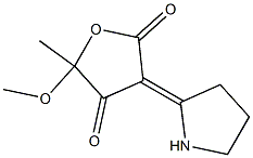 5-Methoxy-5-methyl-3-(2-pyrrolidinylidene)furan-2,4(3H,5H)-dione