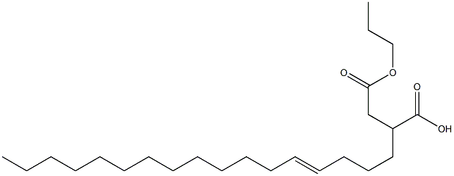2-(4-ヘプタデセニル)こはく酸1-水素4-プロピル 化学構造式
