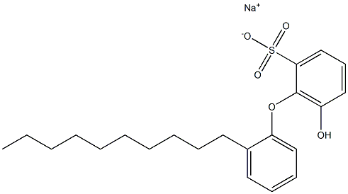  6-Hydroxy-2'-decyl[oxybisbenzene]-2-sulfonic acid sodium salt