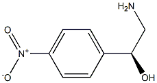 (S)-2-Amino-1-(4-nitrophenyl)ethanol Struktur