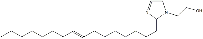 2-(8-Hexadecenyl)-3-imidazoline-1-ethanol Structure