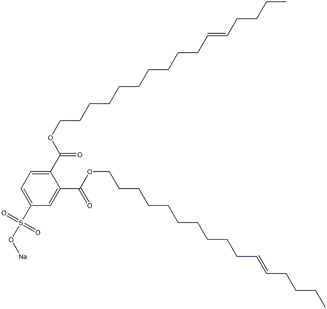 4-(Sodiosulfo)phthalic acid di(11-hexadecenyl) ester