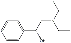 (1R)-1-Phenyl-2-(diethylamino)ethan-1-ol Struktur
