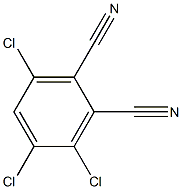 3,4,6-Trichlorophthalonitrile 结构式