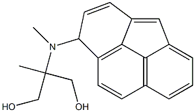 2-[(1H-Cyclopenta[def]phenanthren-1-yl)methylamino]-2-methyl-1,3-propanediol Struktur