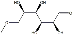 6-O-メチル-D-マンノース 化学構造式