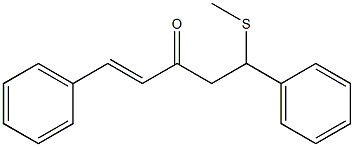(E)-5-(Methylthio)-1,5-diphenyl-1-penten-3-one