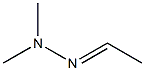 (E)-アセトアルデヒドジメチルヒドラゾン 化学構造式