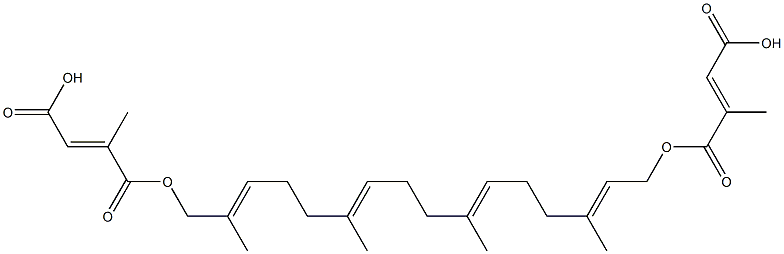 (2E,6E,10E,14E)-3,7,11,15-Tetramethyl-2,6,10,14-hexadecatetrene-1,16-diol bis[(2E)-3-(hydroxycarbonyl)-2-methylacrylate]